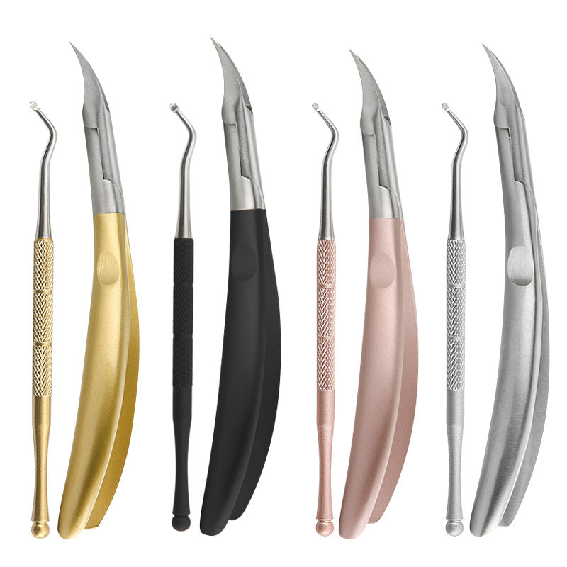 Stainless Steel Nail Care Set with Cuticle Nippers
