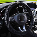 Crystal Crown Steering Wheel Cover for Car Interior 37-38CM