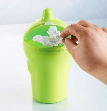 Car Trash Can and Storage Box for Desktop Use