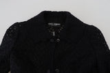 Dolce & Gabbana Classic Button Down Knitted Long Jacket