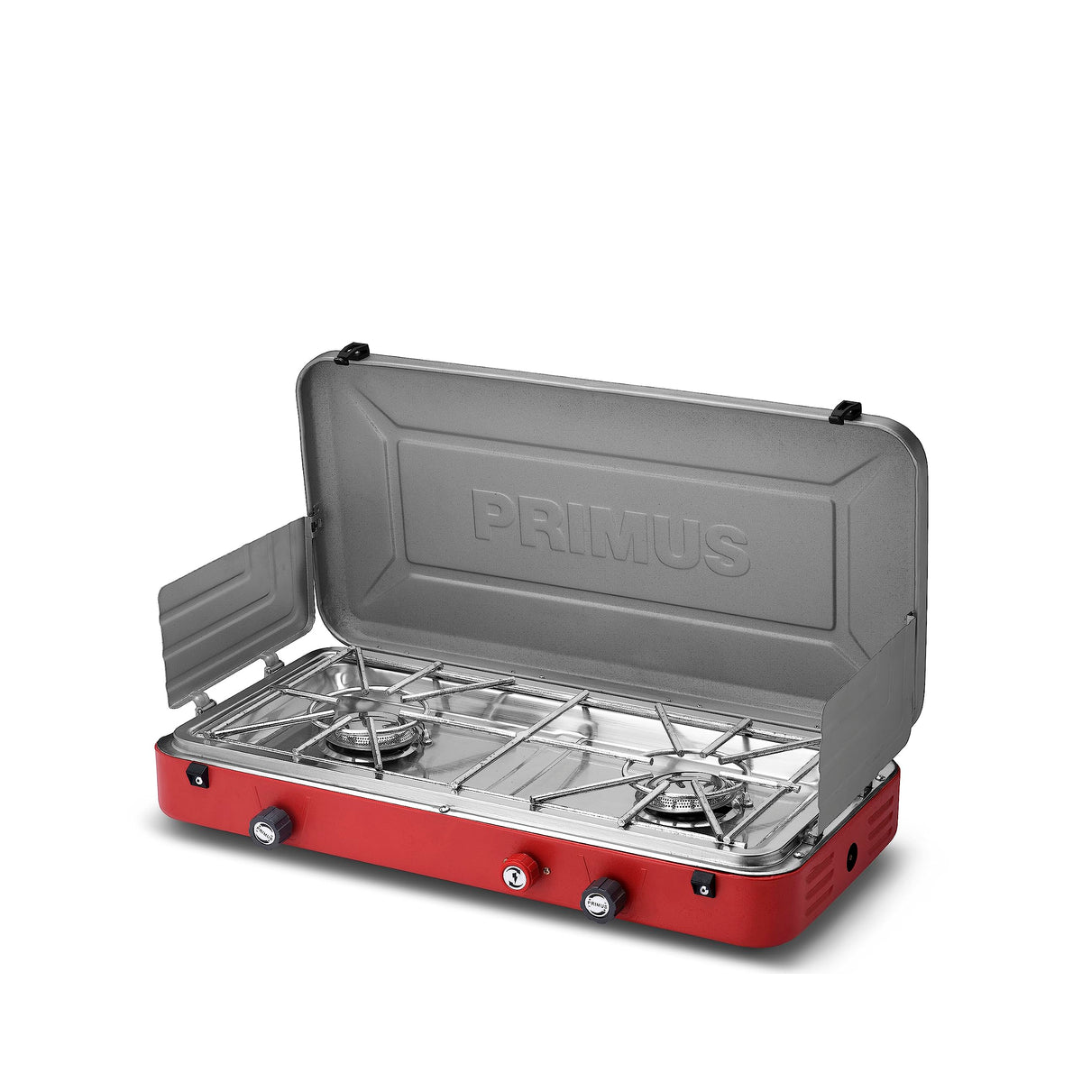 Primus Profile Portable 2-Burner Camping Stove | Perfect for Overlanding and Camping |Piezo Ignition for Easy Start Black