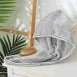 Microfiber Hair Drying Cap - Quick Absorbent Gray Towel