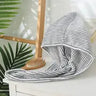 Microfiber Hair Drying Cap - Quick Absorbent Gray Towel