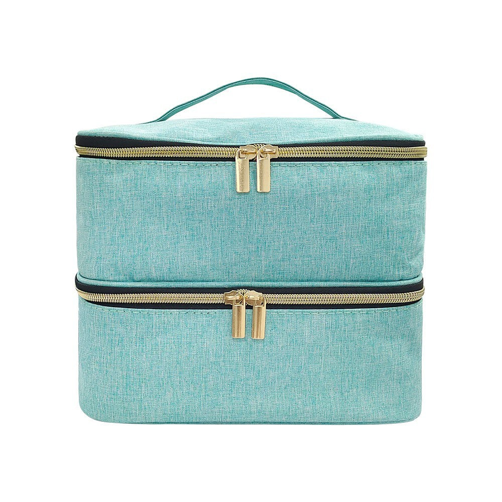 Portable Nail Polish Organizer with Dual Compartments