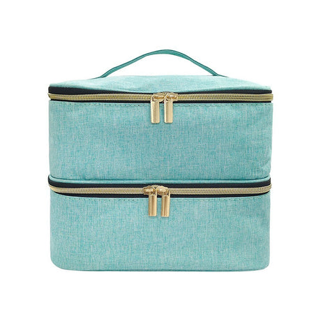 Portable Nail Polish Organizer with Dual Compartments