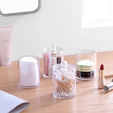 Acrylic Cotton Pad Storage Shelf with Lid Organizer