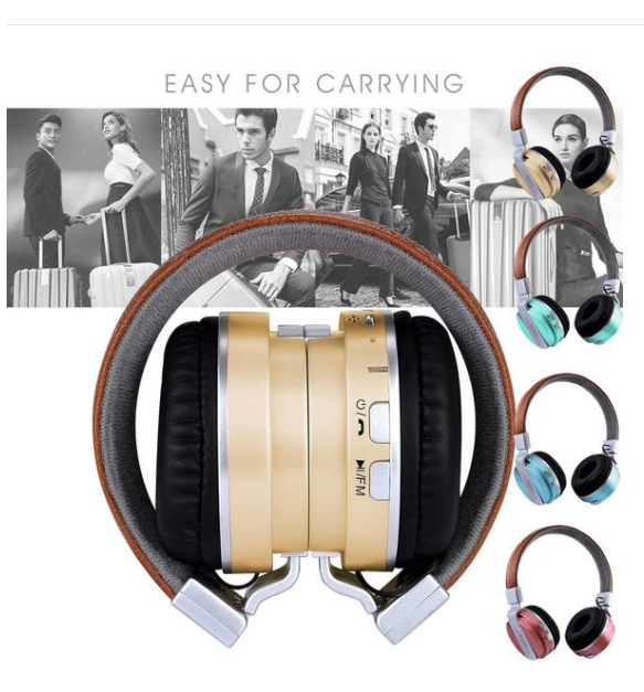 Wireless Bluetooth Headphones with Stereo Sound