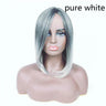 Gradient Long Straight Hair High-Temperature Wig