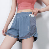Stitching Pocket Running Yoga Fitness Hot Pants