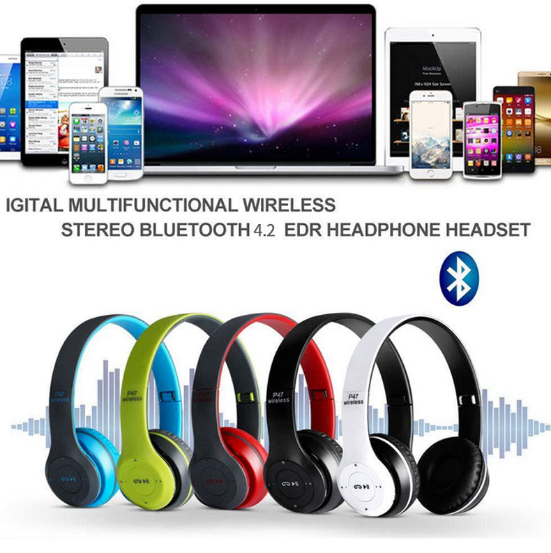 P47 Wireless Bluetooth Headphones for Gaming and Calls