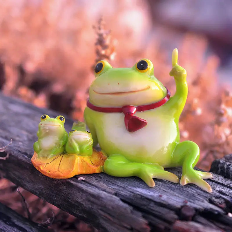 Charming Frog Decoration for a Whimsical Home Touch