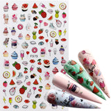 Decorative Manicure Adhesive Nail Strap Stickers