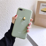 3D Bear Avocado Phone Case for iPhone and Oppo A9