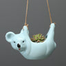 Cute Cartoon Koala Hanging Basket Ceramic Planter