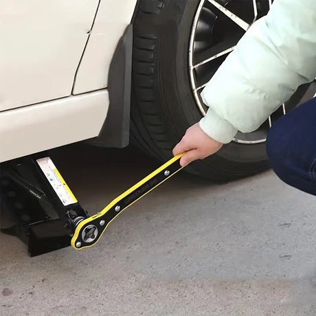 Labor-saving Car Jack and Ratchet Wrench Tool Set
