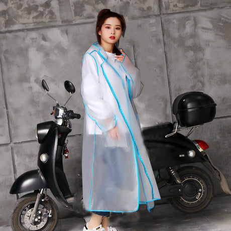 Electric Bicycle Poncho for Hiking and Rainstorms