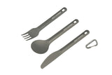 Sea to Summit Alpha Light Aluminum Camping Cutlery Set Knife Fork Spoon