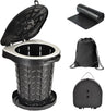 KPR Upgrade Retractable Portable Toilet Camping Toilet Lightweight and Height Adjustable Folding Travel Toilet Portable Potty for Adults Kids Perfect for TravelCampCarEmergency Use