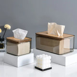 Transparent Tissue Box Holder for Home and Office