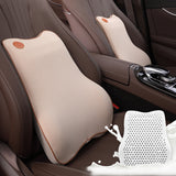 Breathable Latex Car Lumbar Support Cushion