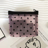 New Ins Heart Velvet Makeup Bag for Girls (Large Capacity)
