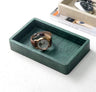 Leather Key Storage Box and Decorative Tray for Entryway