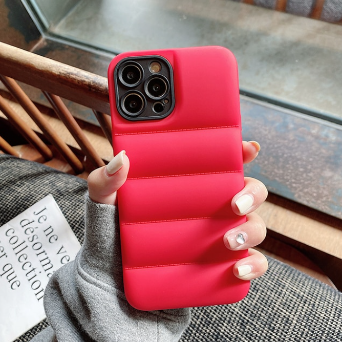 Jacket Puffer Bumper Matte Phone Case - Atlantic Shopping Mall