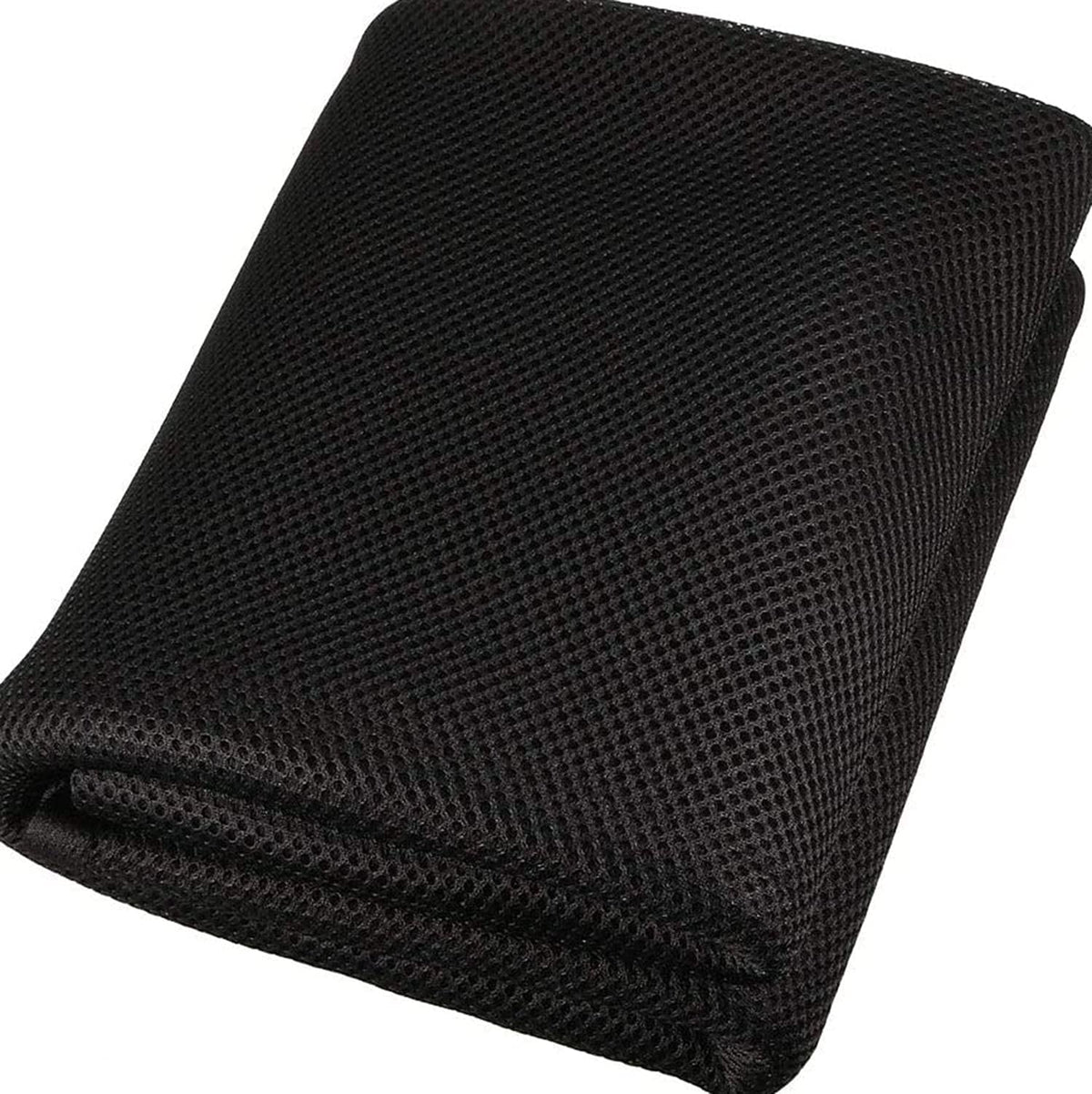 Longdex Speaker Grille Cloth 140x91.4cm/55x36inch Stereo Grille Fabric Dustproof Protective Cover for Car AudioStage Speakers and KTV Boxes Speaker Mesh Cloth Black