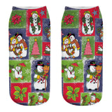 New 3D Printed Christmas Socks for Women