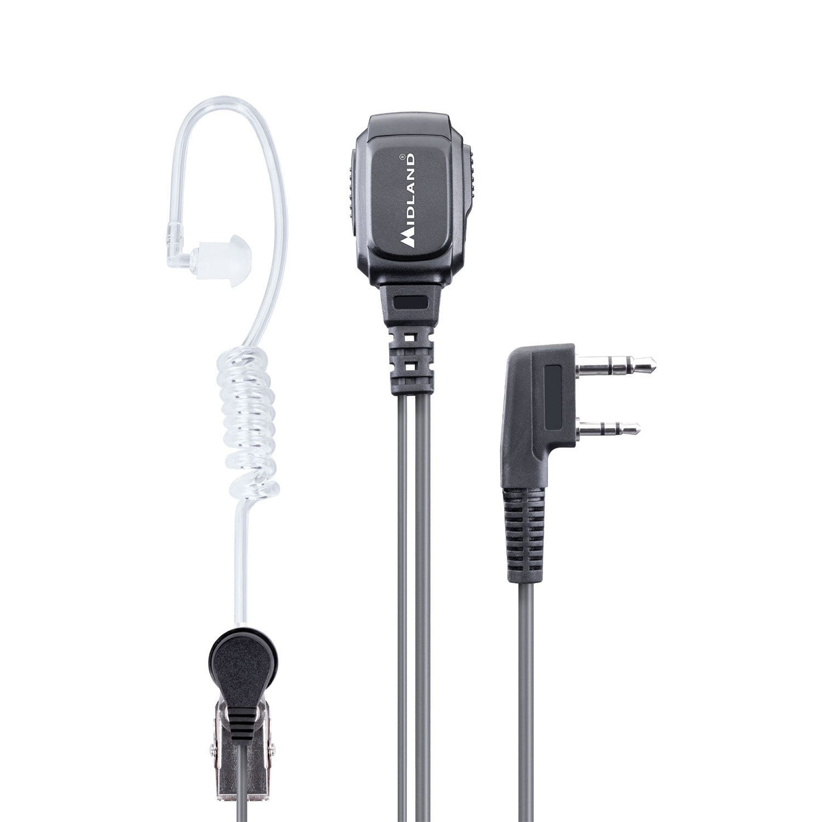 Midland MA31-LK PRO Earphone with Microphone 2-Pin Kenwood (Suitable for Midland CT Series, D10 & G13)
