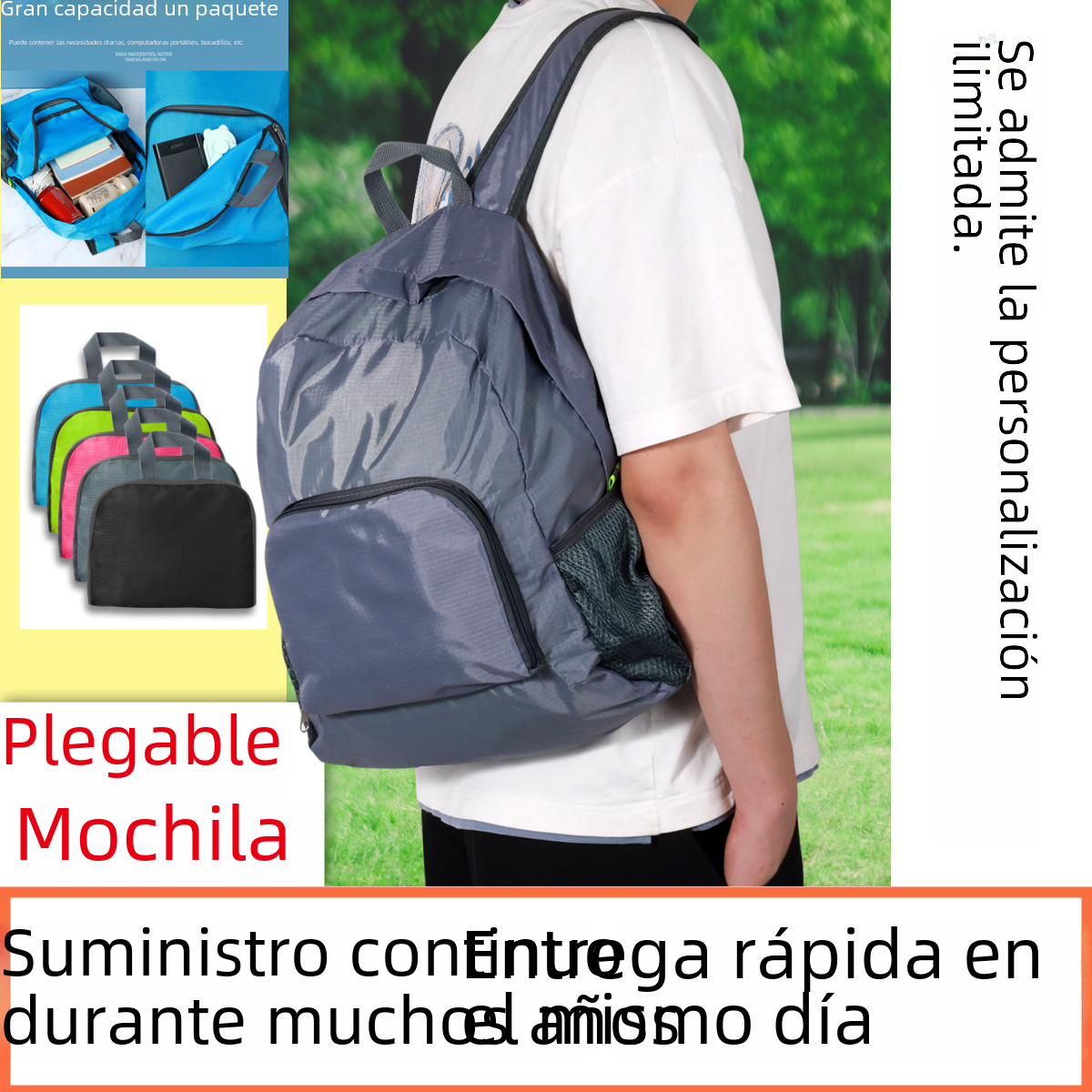 Shuxin Lightweight Foldable Backpack for Hiking