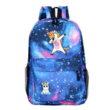 Custom Unicorn Print Backpack for Students and Travel
