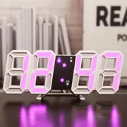LED Digital Wall Clock with Alarm - Home Decor Item