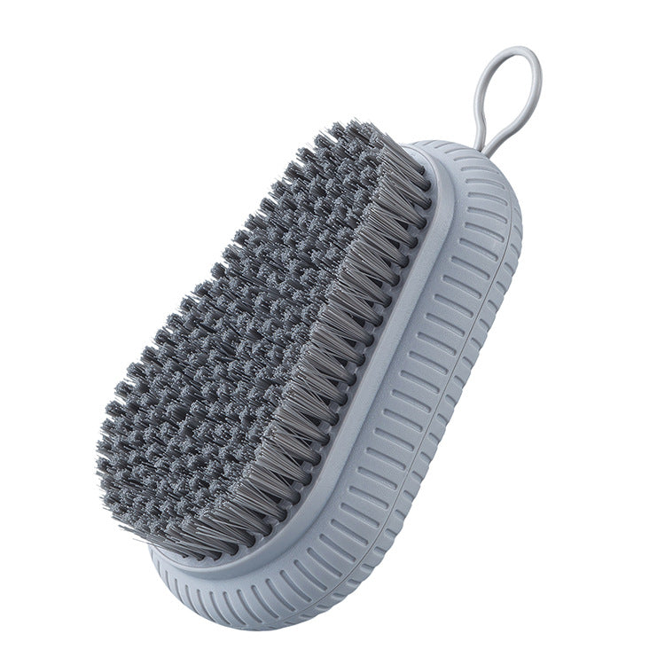 Plastic Soft Bristle Laundry and Shoe Cleaning Brush