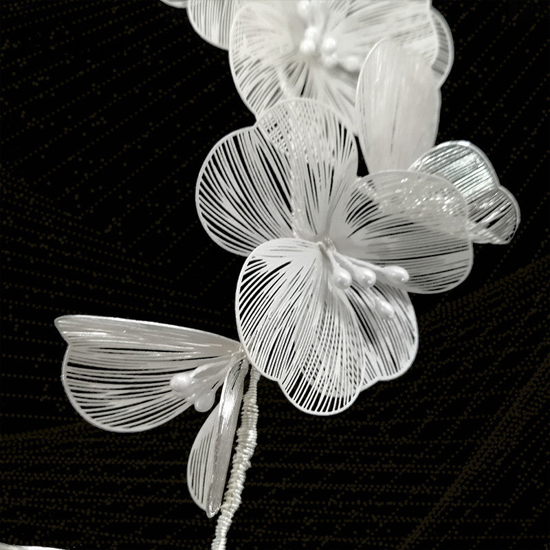 Retro Handmade Floral Bridal Hair Headdress Accessories