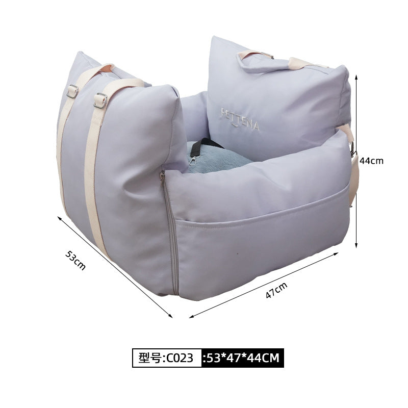 Custom Washable Pet Bed for Car and Home Use