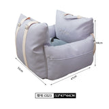 Custom Washable Pet Bed for Car and Home Use