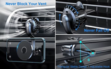 Strong Magnetic 360° Rotation Mag Safe Air Vent Car Mount Dashboard Phone Holder