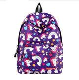 Outdoor Travel Backpack, Unicorn Girl's New Bag