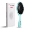 EAGLE FORTRESS Glidease Matte Boar Bristle Hair Brush with Nylon Refined Smooth Bristle for Women Men and Kids - Effortless Detangler Hair Brush Ideal for Thick Thin Fine All Hair (Mint)