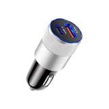 Car Charger 3.1A USB Type C PD Apple Android Cellphone Charging Automobile Adapter Medium Charging All Vehicle Cigarette Lighter Outlet Port Plug