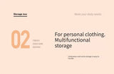 Portable Underwear and Clothes Storage Organizer Box