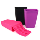 Silicone Makeup Brush Holder with Suction Cup Organizer