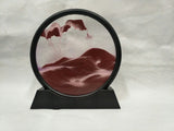 Sand Art with Round Moon Design for Home Decor