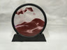 Sand Art with Round Moon Design for Home Decor