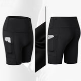 High-Waisted Yoga Fitness Shorts