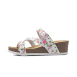 Cork Heeled Slippers for Elevated Outdoor Beach Style