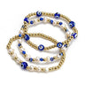 Women's New Eye Beads Bracelet Set