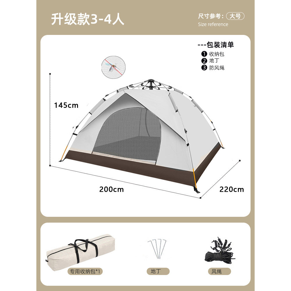 Winter Camping Tent for 5-8 People, Waterproof Set
