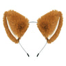 Pedenty Black Cat Ears Headband for Women Girls Halloween Cosplay Cat Costume Faux Fur Ears Headbands Hair Accessories for Adult Kids